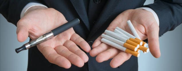 traditional cigarettes versus e-cigs