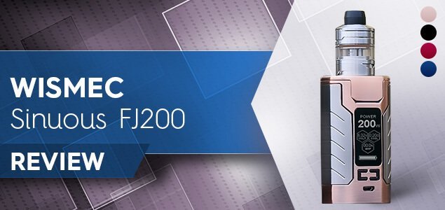 Wismec Sinuous FJ200 vape mod review
