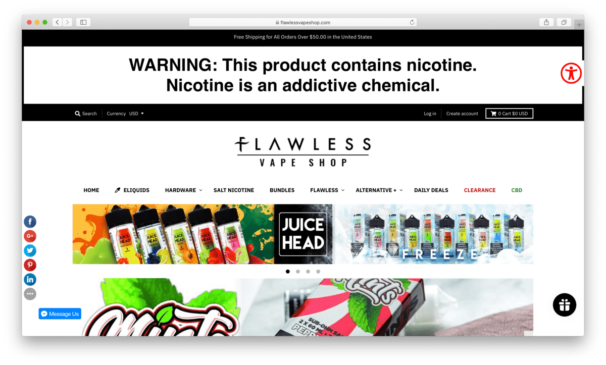 Make a list and stick to it to save on Flawless Vape shopping