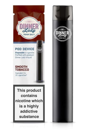 Dinner Lady Smooth Tobacco Disposable E-Cigarette