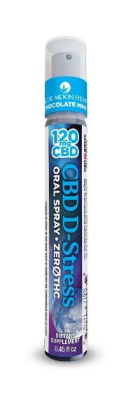 Blue Moon CBD D-stress Oral Spray Chocolate Mint image