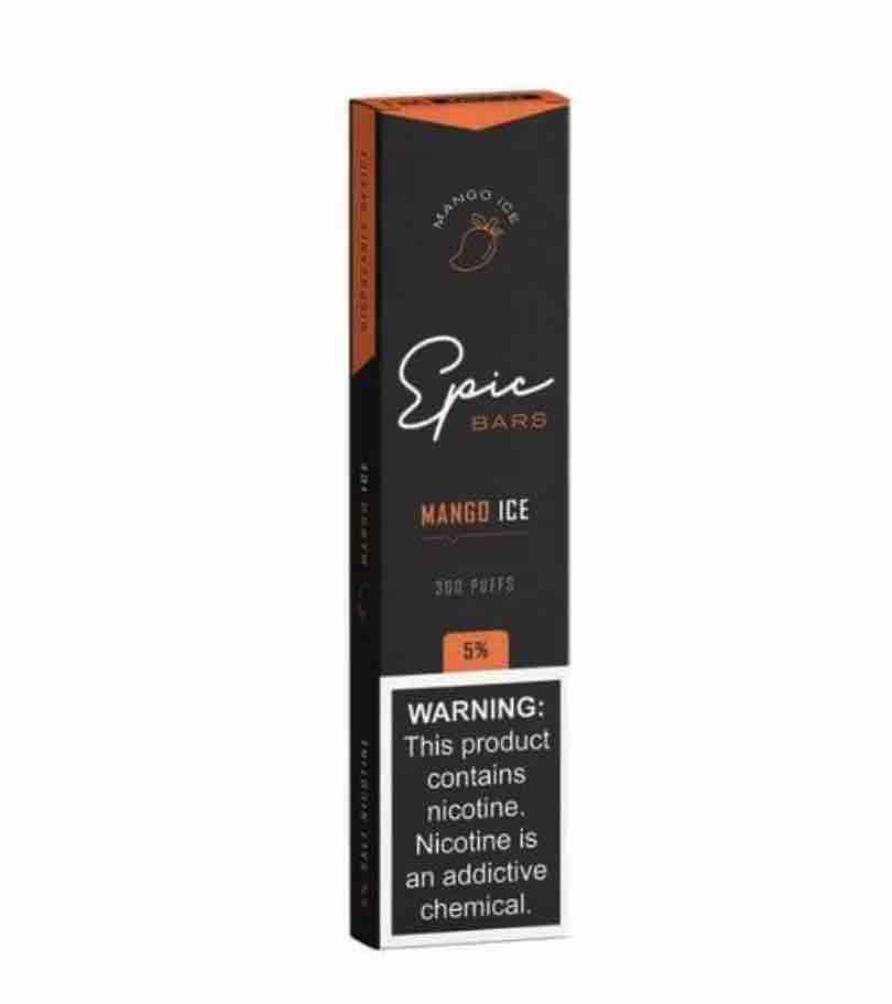 Epic Bars Nicotine Salt Disposable Vape Pen