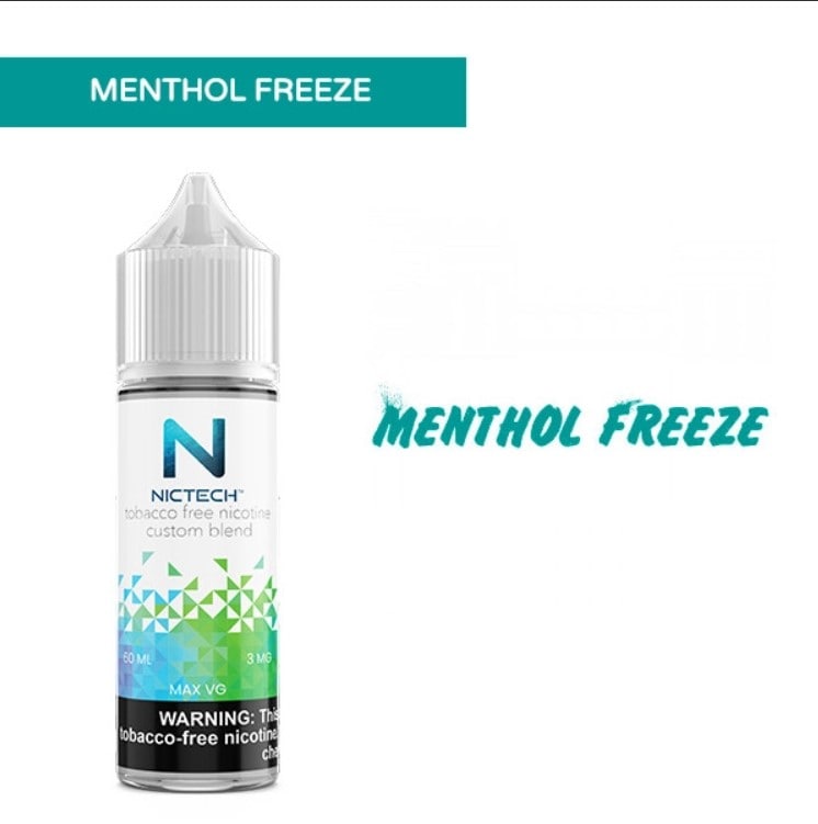Menthol freeze vape juice