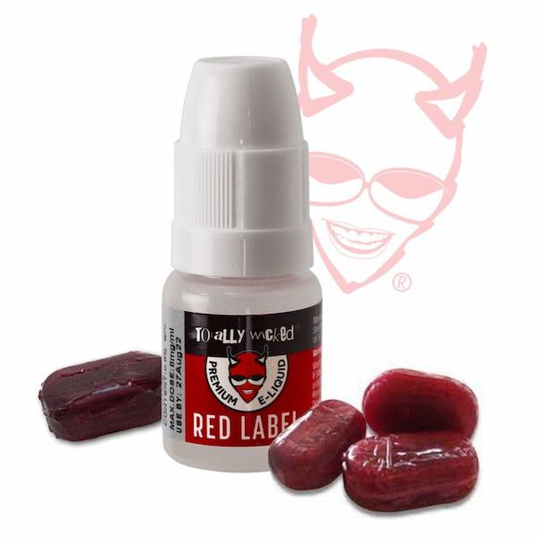 Red Label E-liquid - Blackcurrant & Liquorice