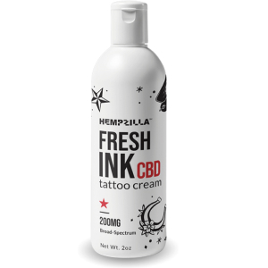 hempzilla cbd fresh ink tattoo cream