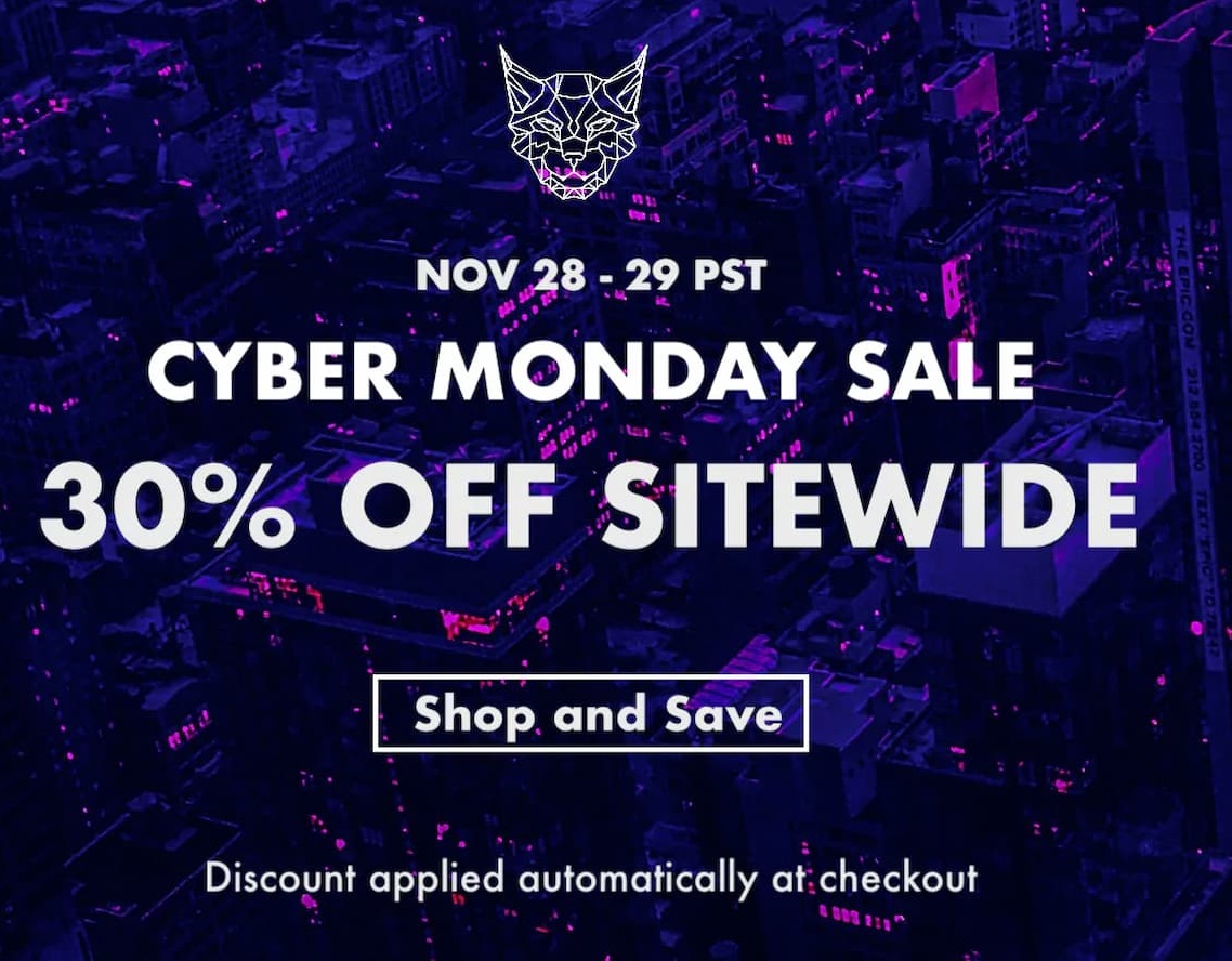 Linx Cyber Monday Banner Ad