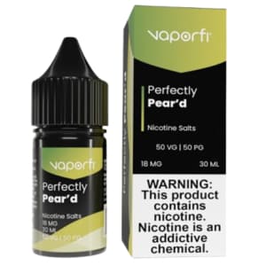 vaporfi perfectly pear-d salt e-liquid